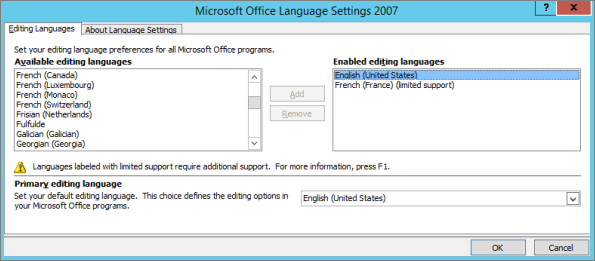 language accessory pack office 2007